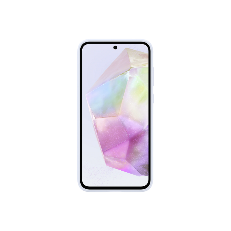 Оригинал Сэм. Прозрачный чехол Galaxy A35, синий