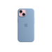 iPhone 15 Silicone Case with MagSafe - Winter Blue
