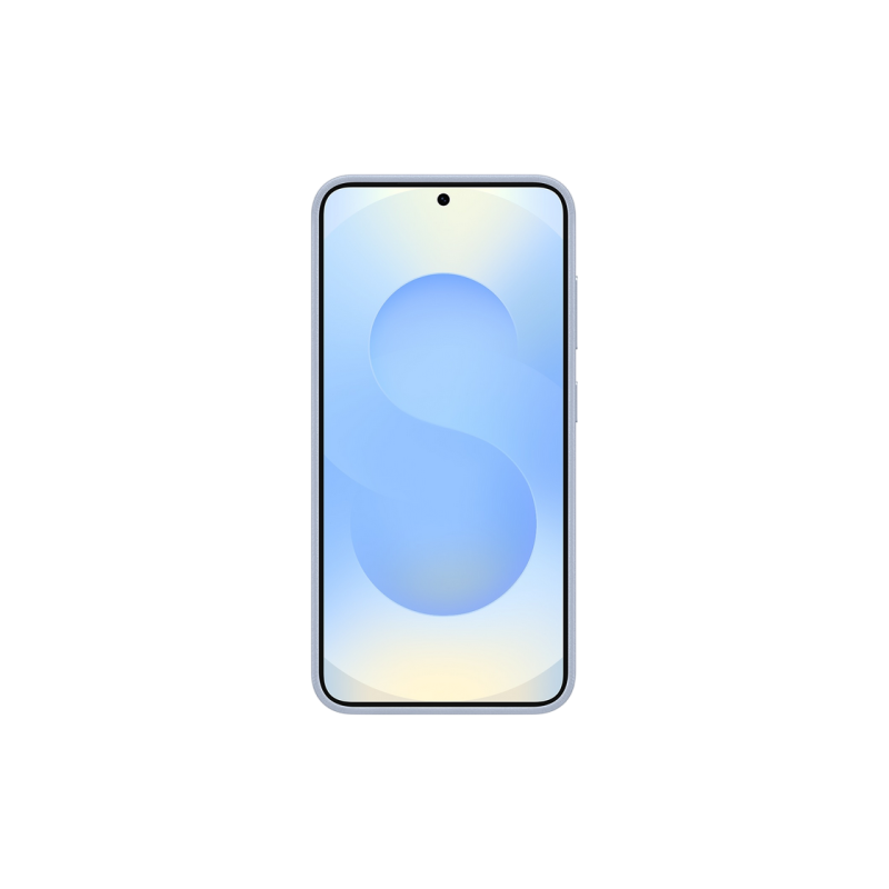 Оригинал Сэм. силиконовый чехол Galaxy S25, светло-голубой, 228353