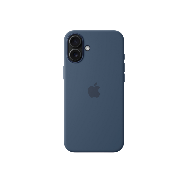 Силиконовый чехол для iPhone 16 Plus с MagSafe-Denim, модель A3314