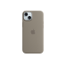 Силиконовый чехол для iPhone 15 Plus с MagSafe - глина