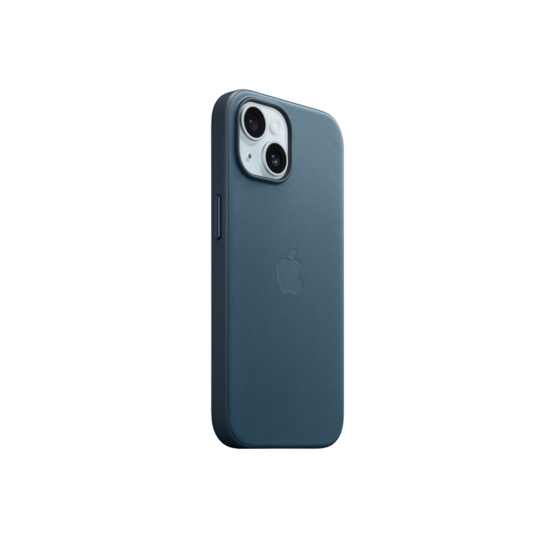 Чехол FineWoven для iPhone 15 с MagSafe — Pacific Blue