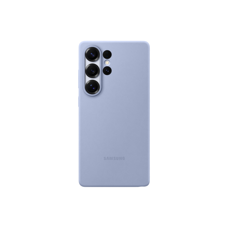Оригинал Сэм. силиконовый чехол Galaxy S25 Ultra, светло-голубой