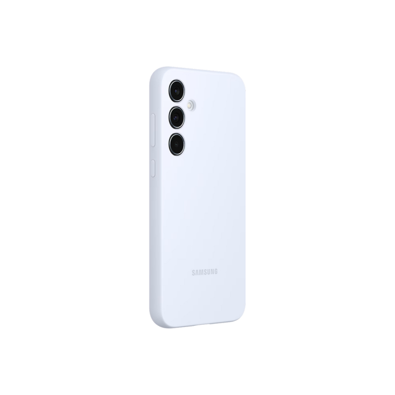 Оригинал Сэм. Прозрачный чехол Galaxy A35, синий