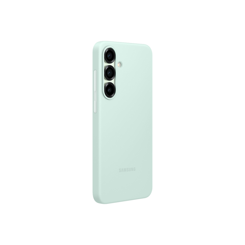 Оригинал Сэм. силиконовый чехол Galaxy S25+, мятный