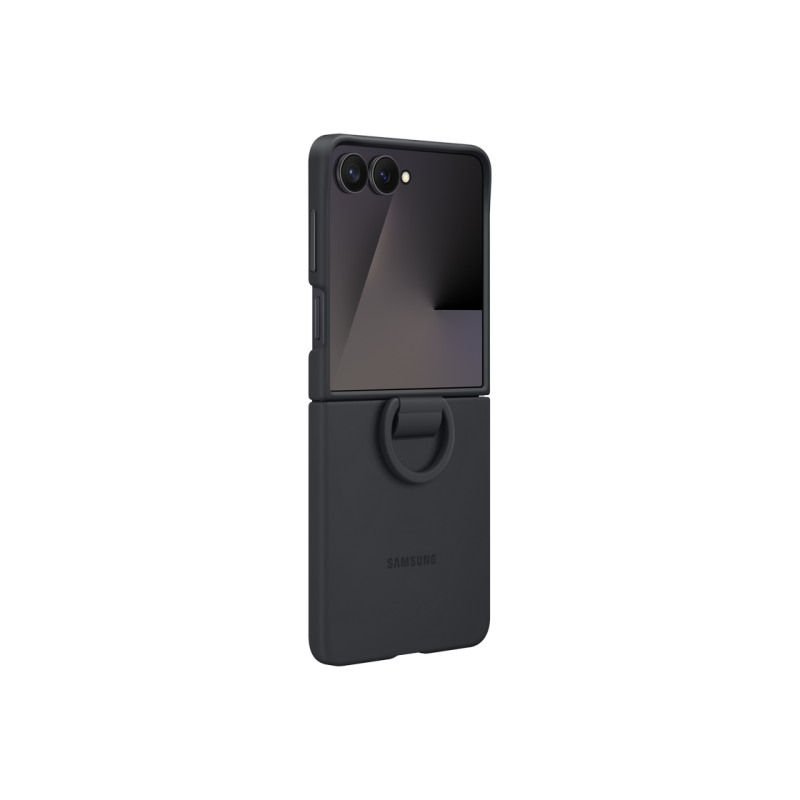 Оригинальный чехол Sam. Ring Case (силиконовый) для Flip7, чёрный