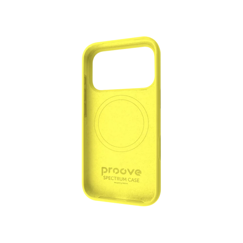 Proove Apple iPhone 17 Pro Max, Spectrum with MagSafe ,Sun Yellow TPU