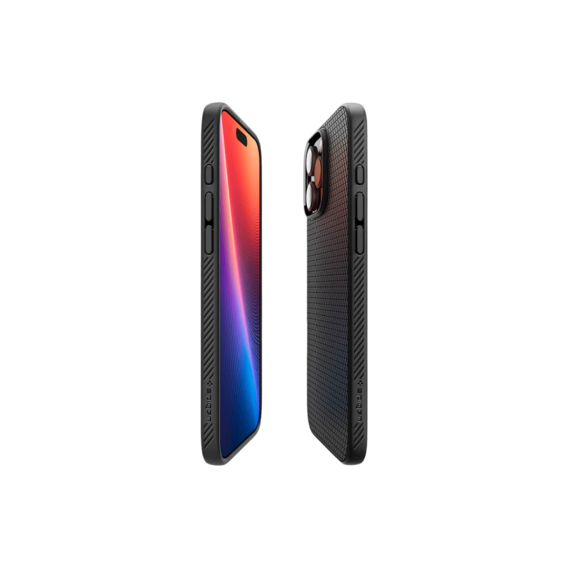 Spigen iPhone 16 Pro Max, Liquid Air, матовый черный
