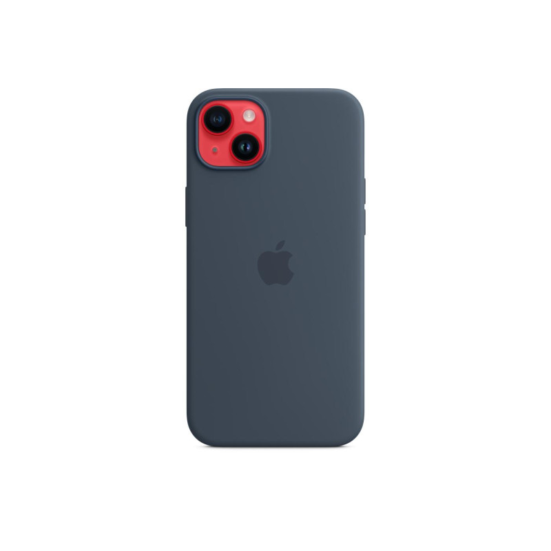 Оригинальный силиконовый чехол для iPhone 14 Plus с MagSafe - Storm Blue, модель A2911