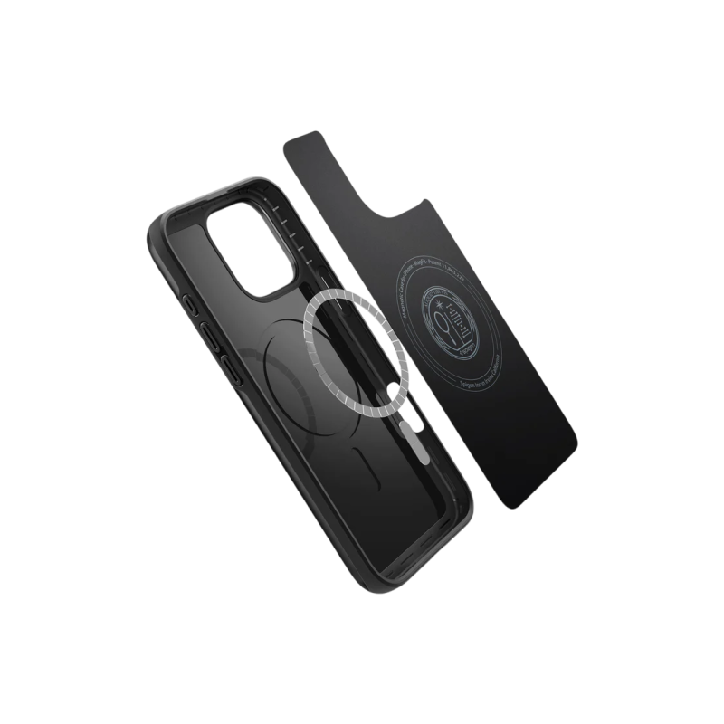 Spigen iPhone 16 Pro Max, тонкий чехол Mag Magsafe, черный