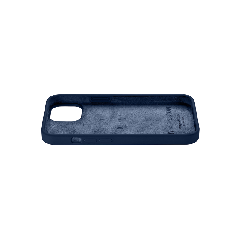 Сотовый Apple iPhone 14, чехол Sensation, синий
