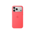 iPhone 17 Pro Max Silicone Case with MagSafe- Bright Guava, ModelA3559