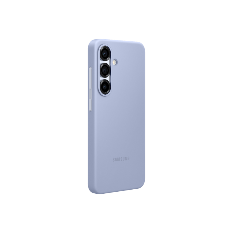 Оригинал Сэм. силиконовый чехол Galaxy S25, светло-голубой