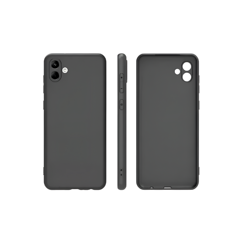 Чехол Xcover для Samsung A04, Soft Touch (микрофибра), черный