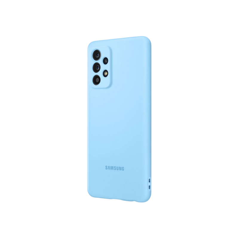 Original Sam. silicone cover Galaxy A52, Blue