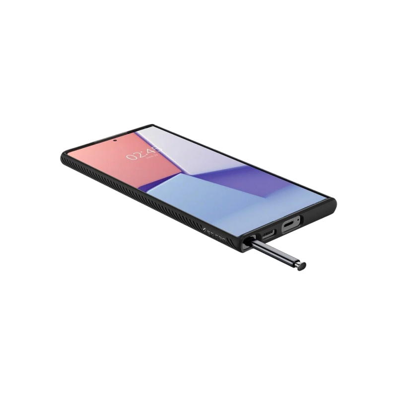 Spigen Samsung S22+, Liquid Air, матовый черный