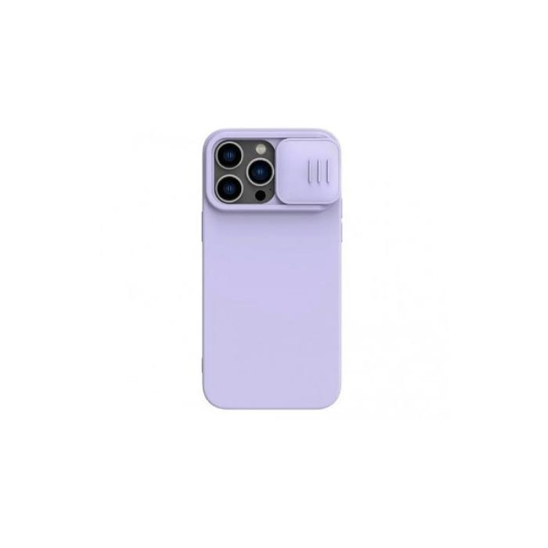 Чехол Nillkin Apple iPhone 14 Pro Max, CamShield Silky Silicone, темно-фиолетовый