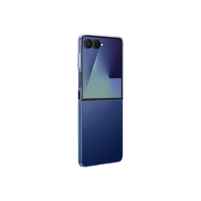 Оригинальный Sam. Чехол для Galaxy Flip 7, прозрачный.
