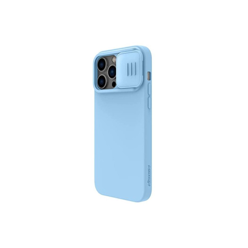 Nillkin Apple iPhone 14 Pro Max, чехол CamShield Silky Silicone, цвет Blue Haze