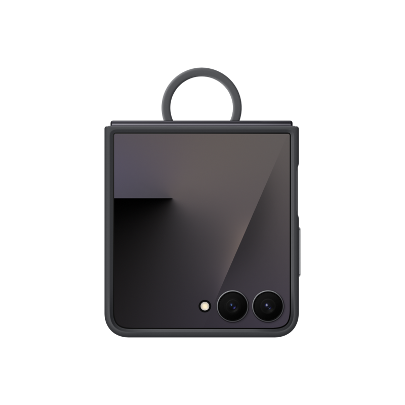 Оригинальный чехол Sam. Ring Case (силиконовый) для Flip7, чёрный