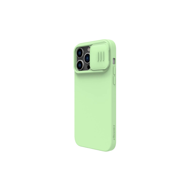 Чехол Nillkin Apple iPhone 14 Pro Max, CamShield Silky Silicone, цвет мятно-зеленый