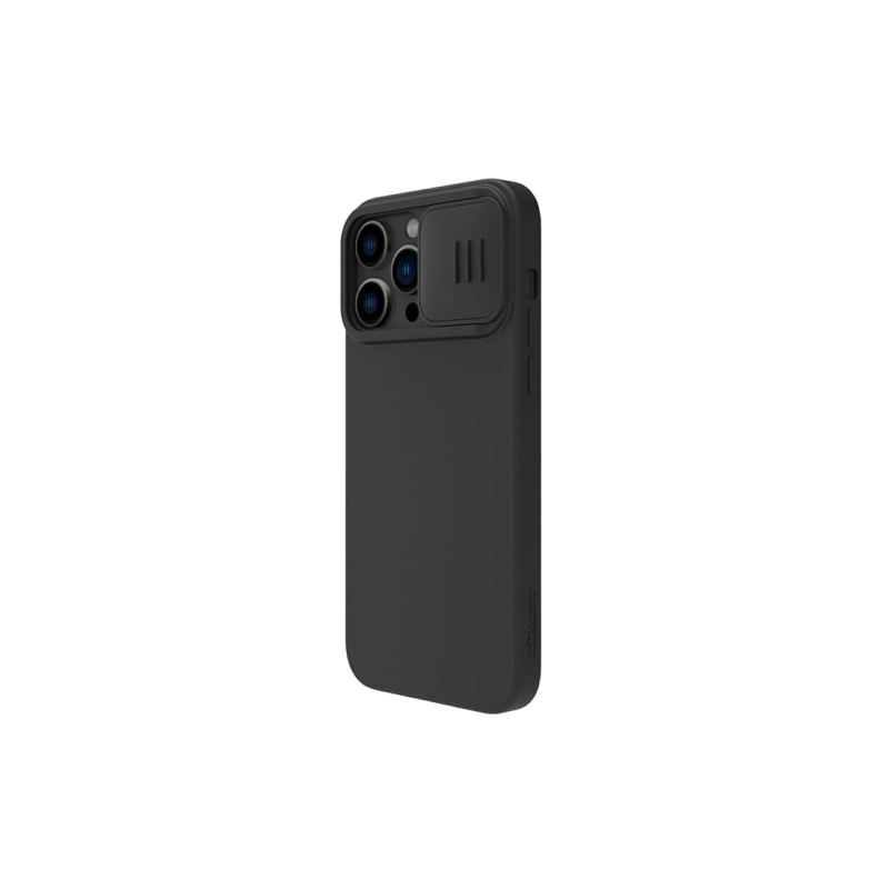 Чехол Nillkin Apple iPhone 14 Pro Max, CamShield Silky Silicone, элегантный черный