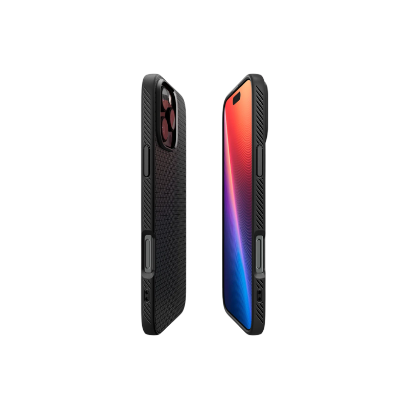 Spigen iPhone 16 Pro Max, Liquid Air, матовый черный