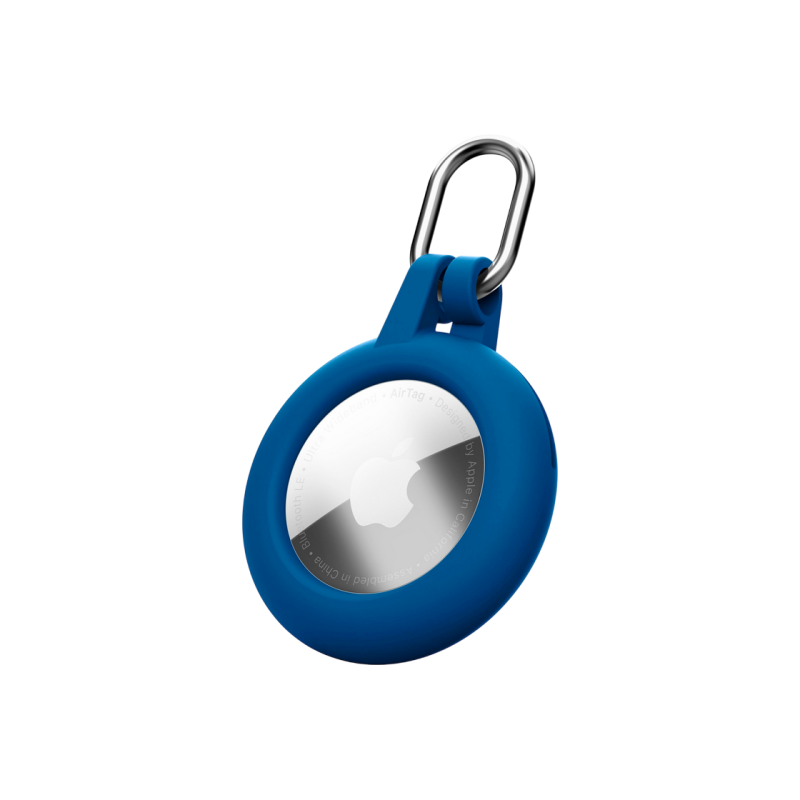 Cellular Silicon Ring Case AirTag/Tracy Soft Shell, Blue