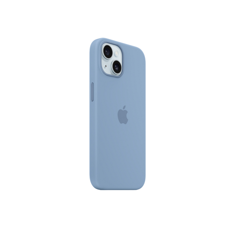 iPhone 15 Silicone Case with MagSafe - Winter Blue