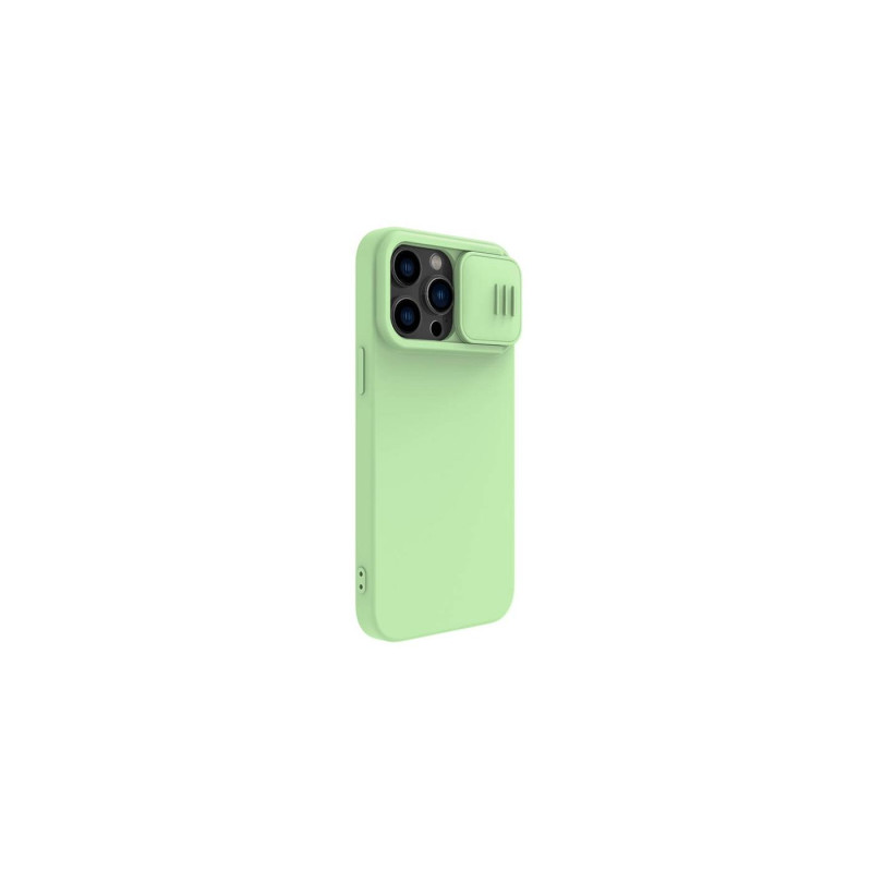 Чехол Nillkin Apple iPhone 14 Pro Max, CamShield Silky Silicone, цвет мятно-зеленый