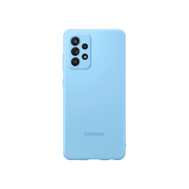 Original Sam. silicone cover Galaxy A52, Blue