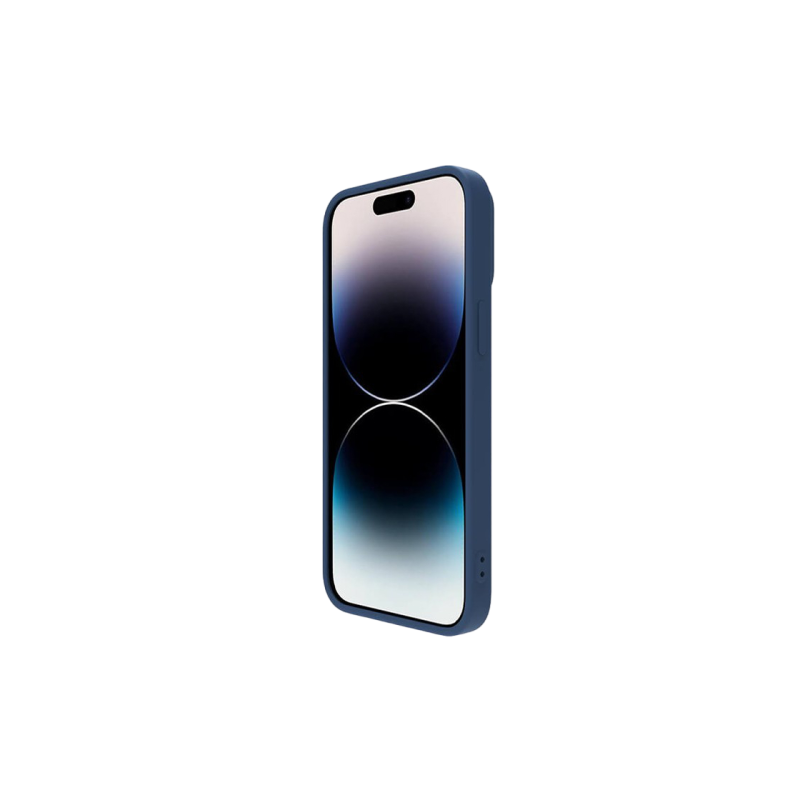 Чехол Nillkin Apple iPhone 14 Pro Max, CamShield Silky Silicone, темно-синий