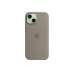 iPhone 15 Silicone Case with MagSafe - Clay