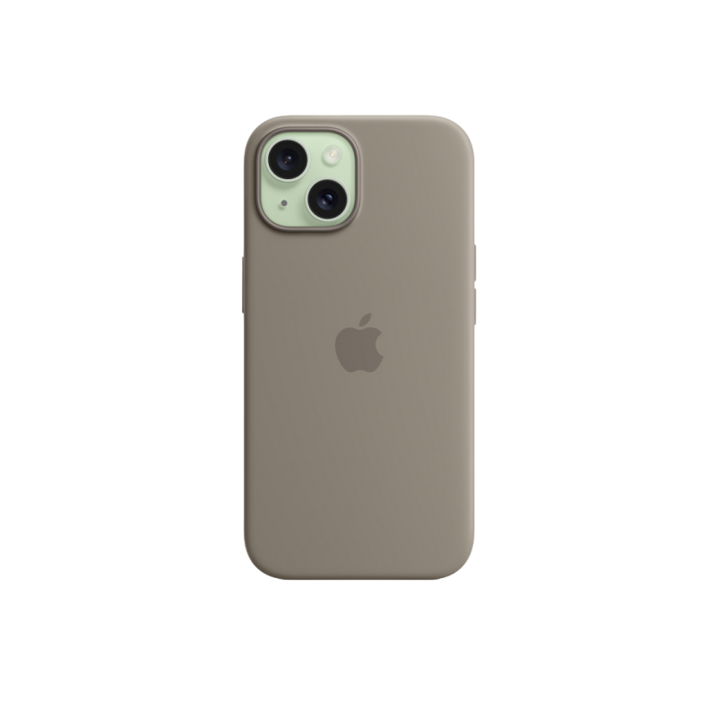 iPhone 15 Silicone Case with MagSafe - Clay