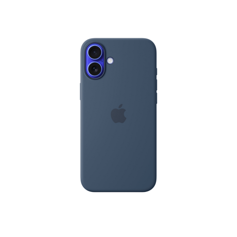 Силиконовый чехол для iPhone 16 Plus с MagSafe-Denim, модель A3314