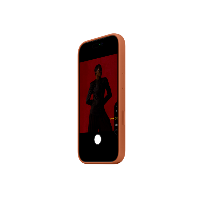 iPhone 17 Pro Silicone Case with MagSafe,Terra Cotta, ModelA3559