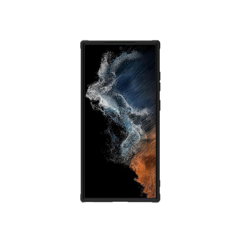 Ниллкин Сэм. Гал. S23 Ultra, текстурированный чехол S, черный