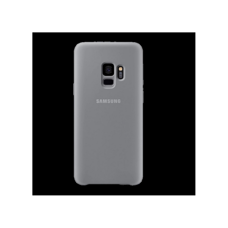 Оригинал Сэм. силиконовый чехол Galaxy S9 серый