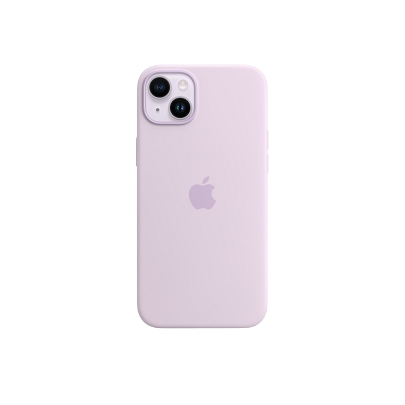 Оригинальный силиконовый чехол для iPhone 14 Plus с MagSafe - сиреневый, модель A2911