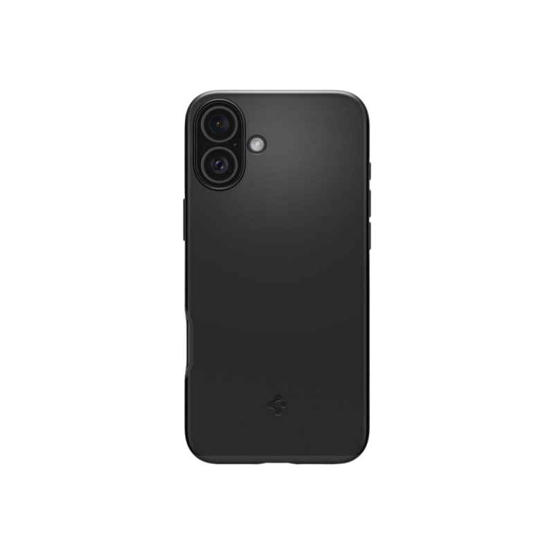 Spigen iPhone 16, тонкий чехол Mag Magsafe, черный
