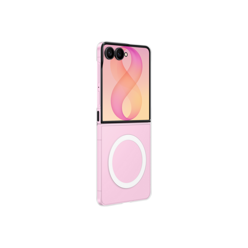 Original Sam. Clear Magnet case Galaxy Flip8, Transparent