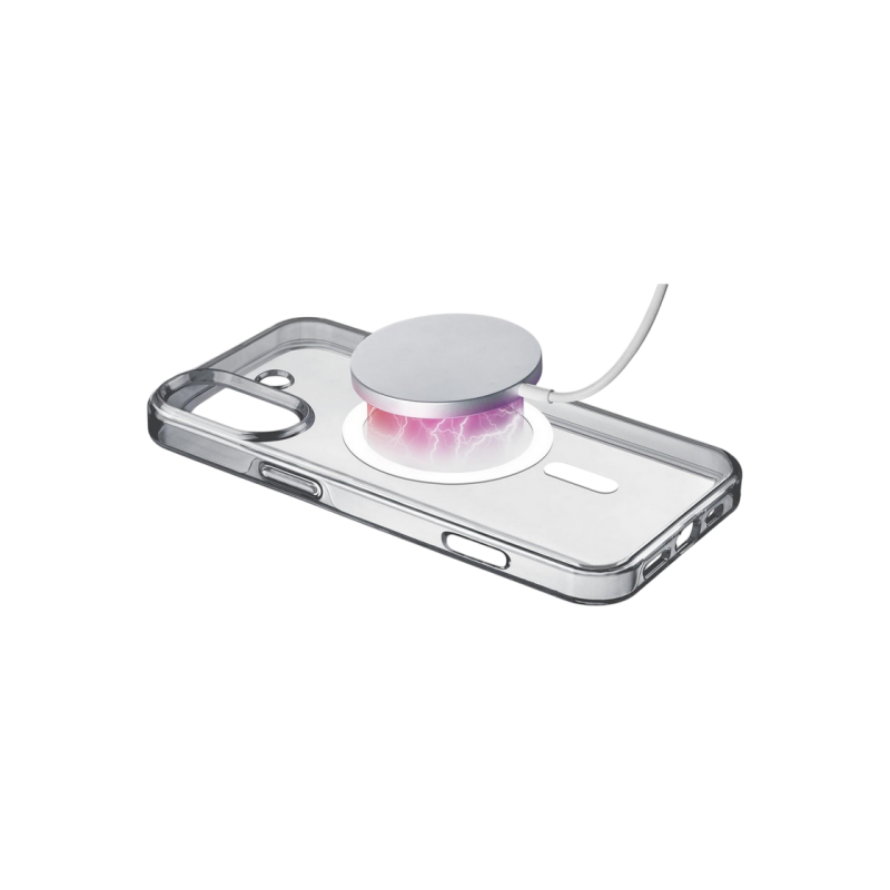 Чехол для iPhone 16, глянцевый, прозрачный