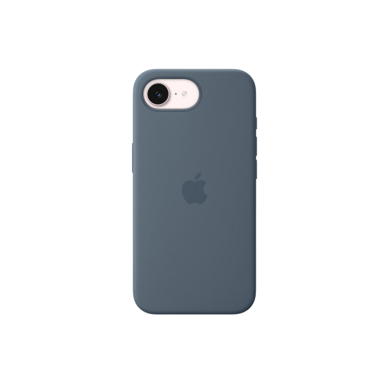 Силиконовый чехол для iPhone 17e с MagSafe — синий «Якорь», модель A3646