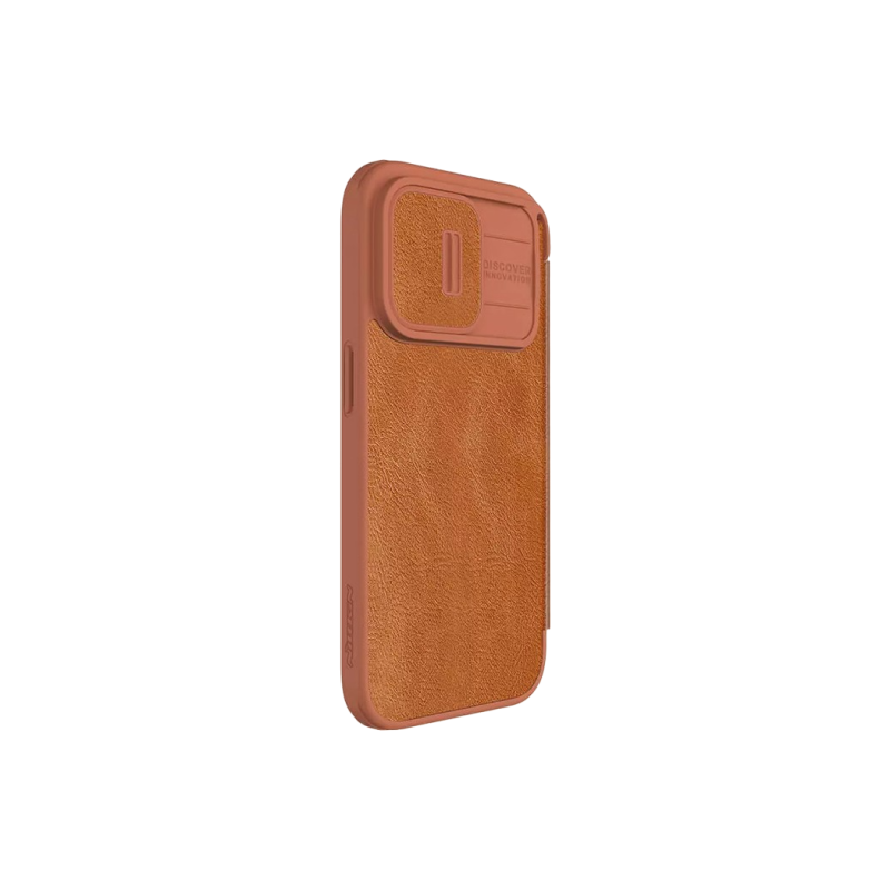 Nillkin Apple iPhone 15 Pro Max, Qin Pro Коричневый