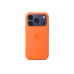 iPhone 17 Pro Silicone Case with MagSafe- Orange, ModelA3559