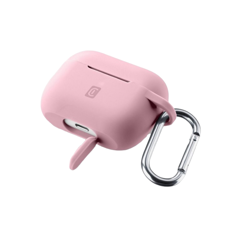 Сотовые Apple Airpods 1 и 2, чехол Bounce, розовый