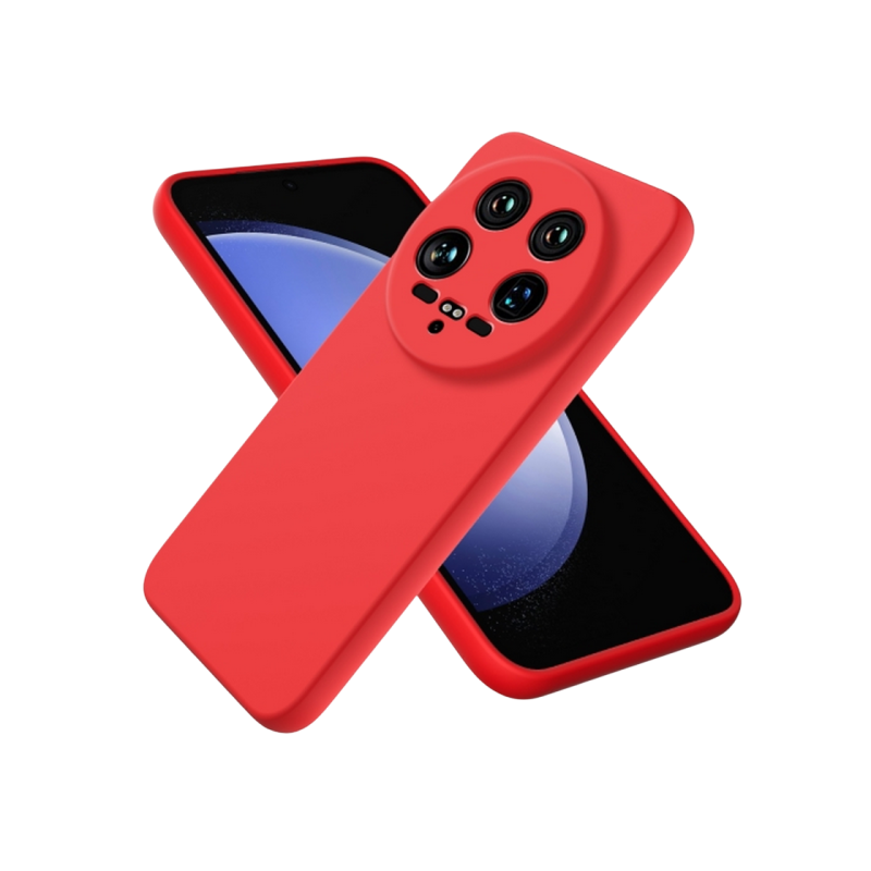 Чехол Xcover для Xiaomi 14 Ultra, жидкий силикон, красный