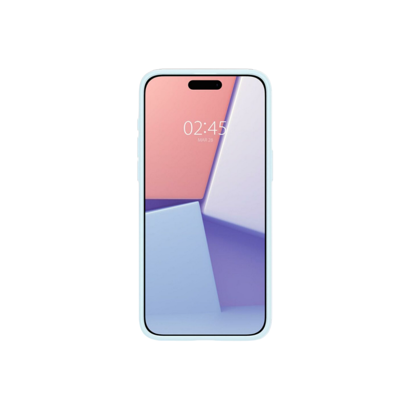 Spigen iPhone 15 Pro, тонкий, приглушенный синий