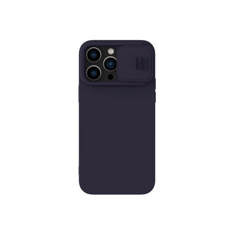 Чехол Nillkin Apple iPhone 14 Pro, CamShield Silky Silicone, темно-фиолетовый