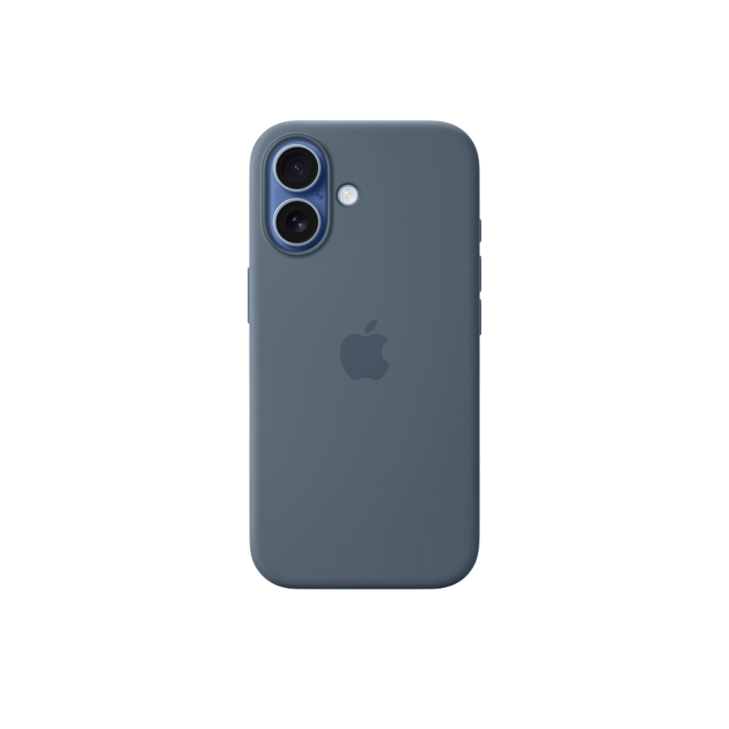 iPhone 17 Silicone Case with MagSafe-Anchor Blue,ModelA3558